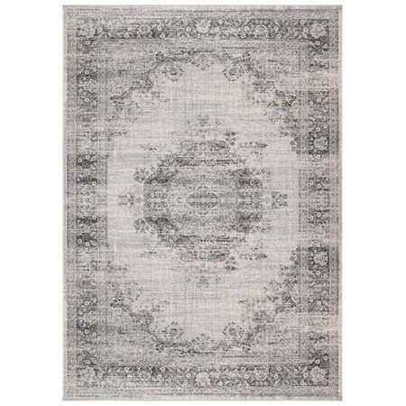 Safavieh 2 ft. 7 in. x 4 ft. Atlas 966G Power Loomed Accent Area Rug Ivory & Grey ATL966G-24